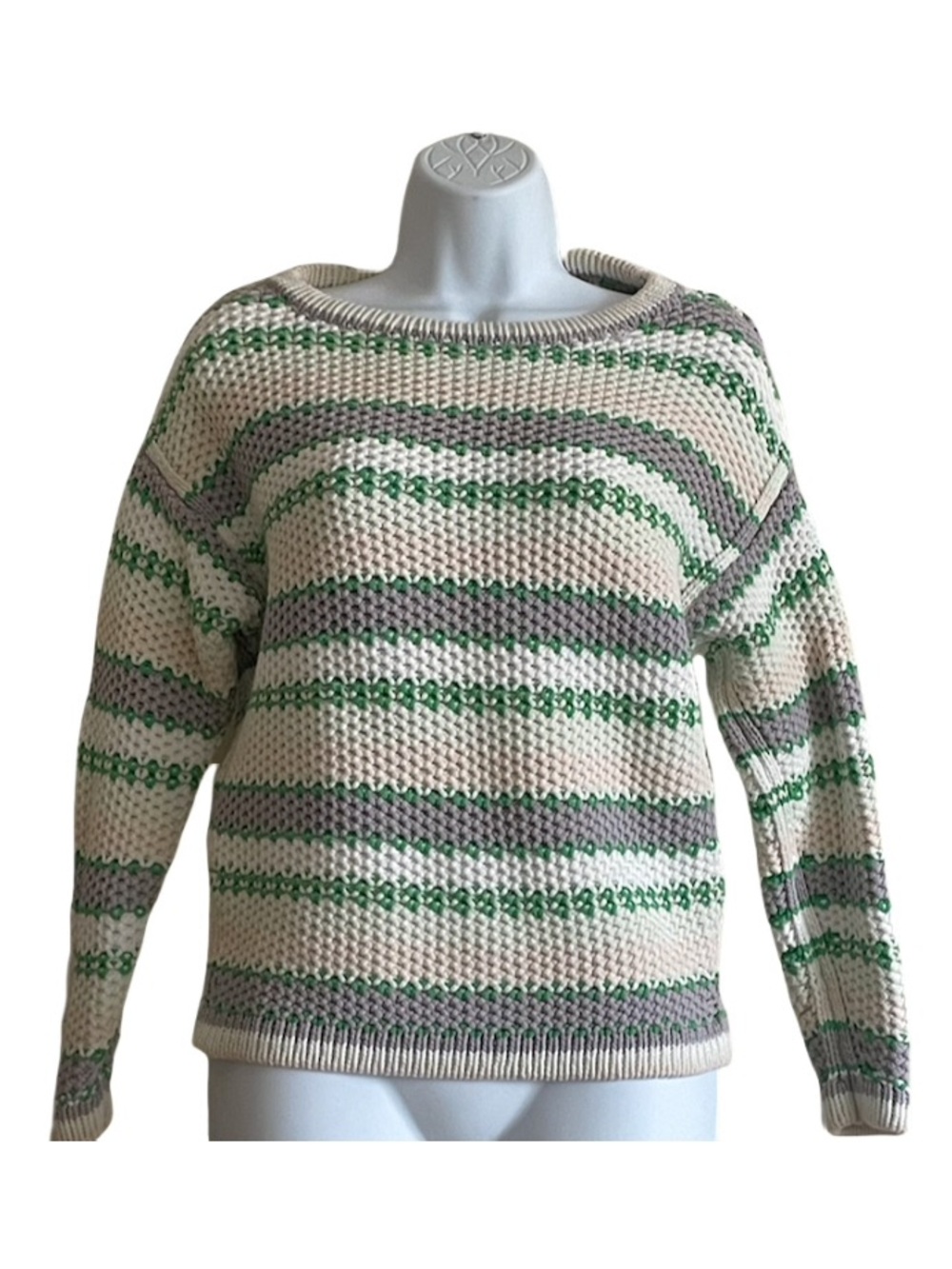 Reiss Crewneck Striped Pullover Sweater